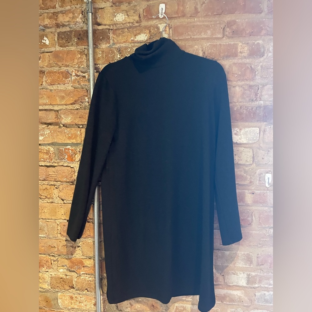 black Zara Turtleneck Dress M